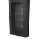 Bogota Charcoal Grey Oak Veneer Display Cabinet