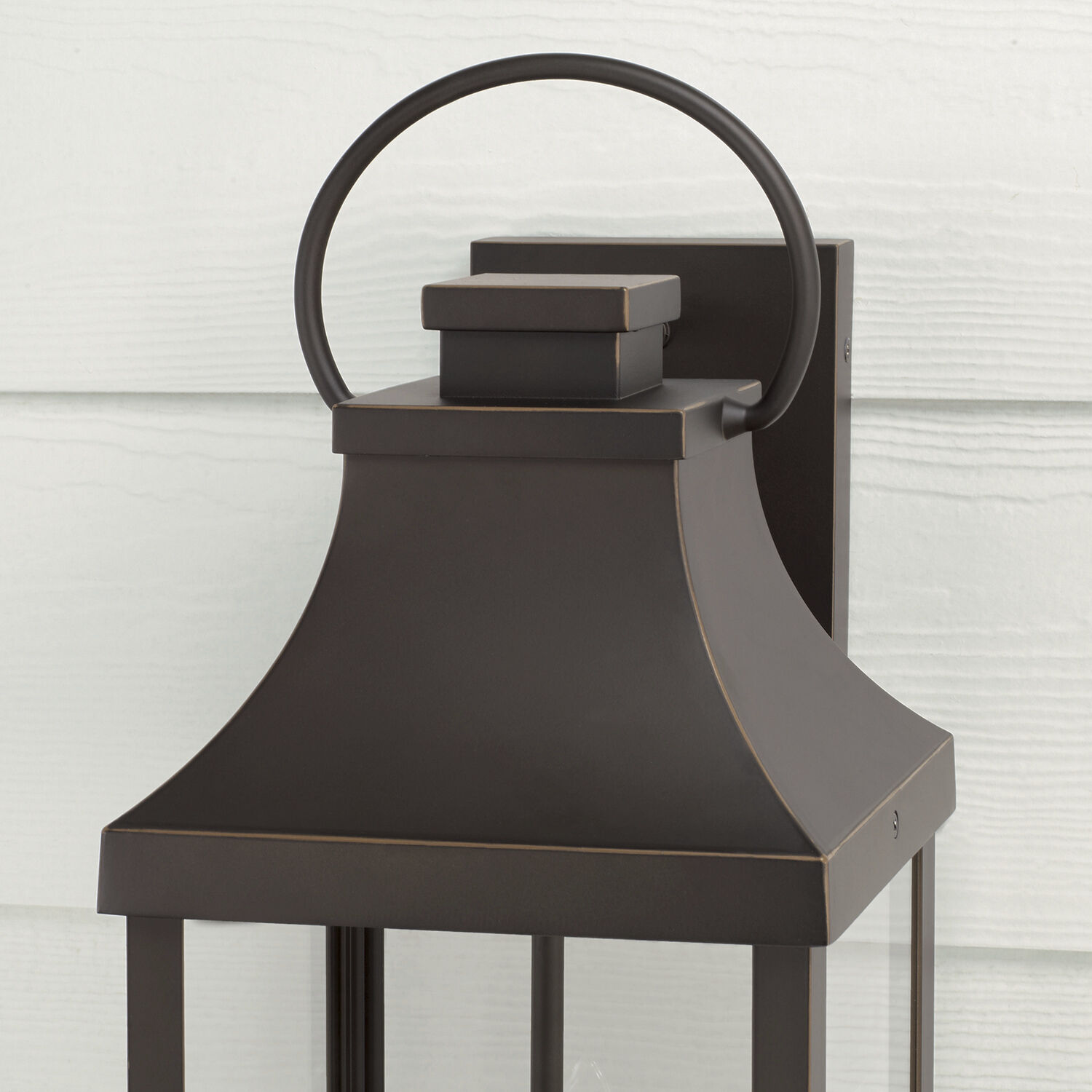 Bradford 3 Light 24 inch Oiled Bronze Outdoor Wall Lantern