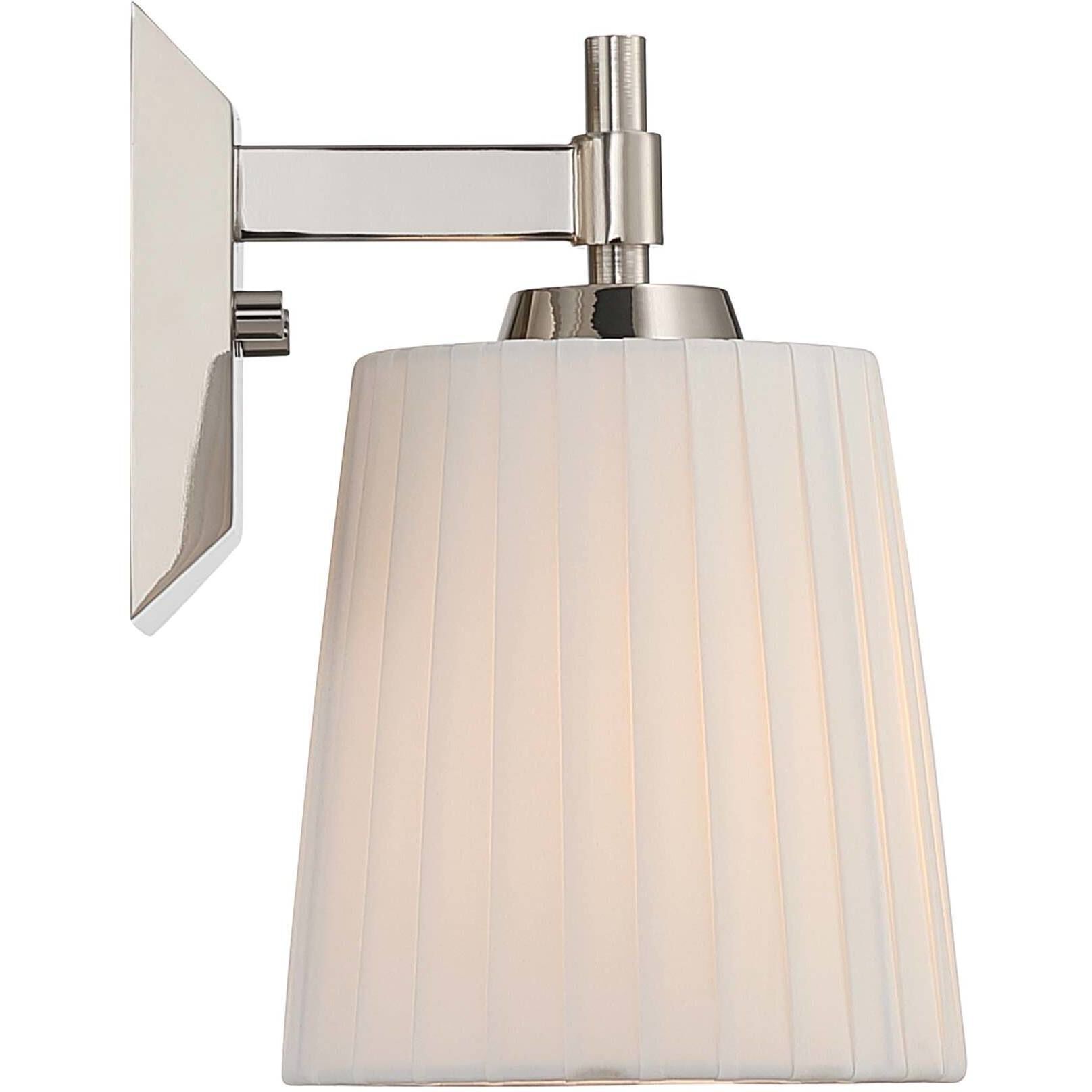 Yep Brilia 1 Light 5.5 inch Polished Nickel Wall Sconce Wall Light