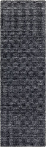 Hickory 96 X 30 inch Charcoal Rug, Runner