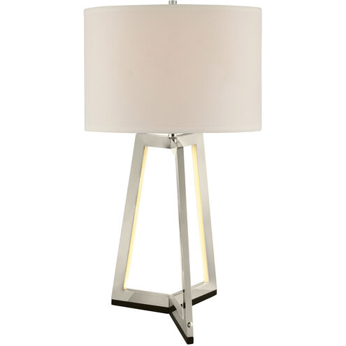 Pax 31 inch 150.00 watt Brushed Nickel Table Lamp Portable Light