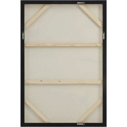 Elliott White/Black/Beige/Grey Canvas Art