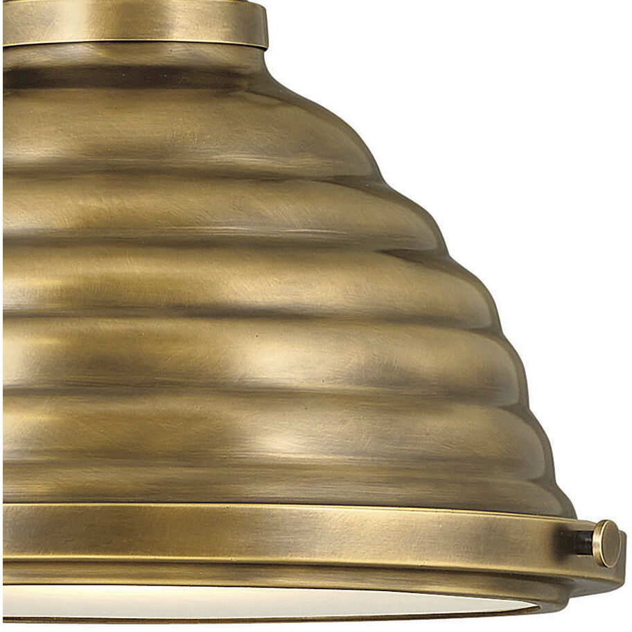 Keating 1 Light 14.25 inch Heritage Brass Indoor Pendant Ceiling Light