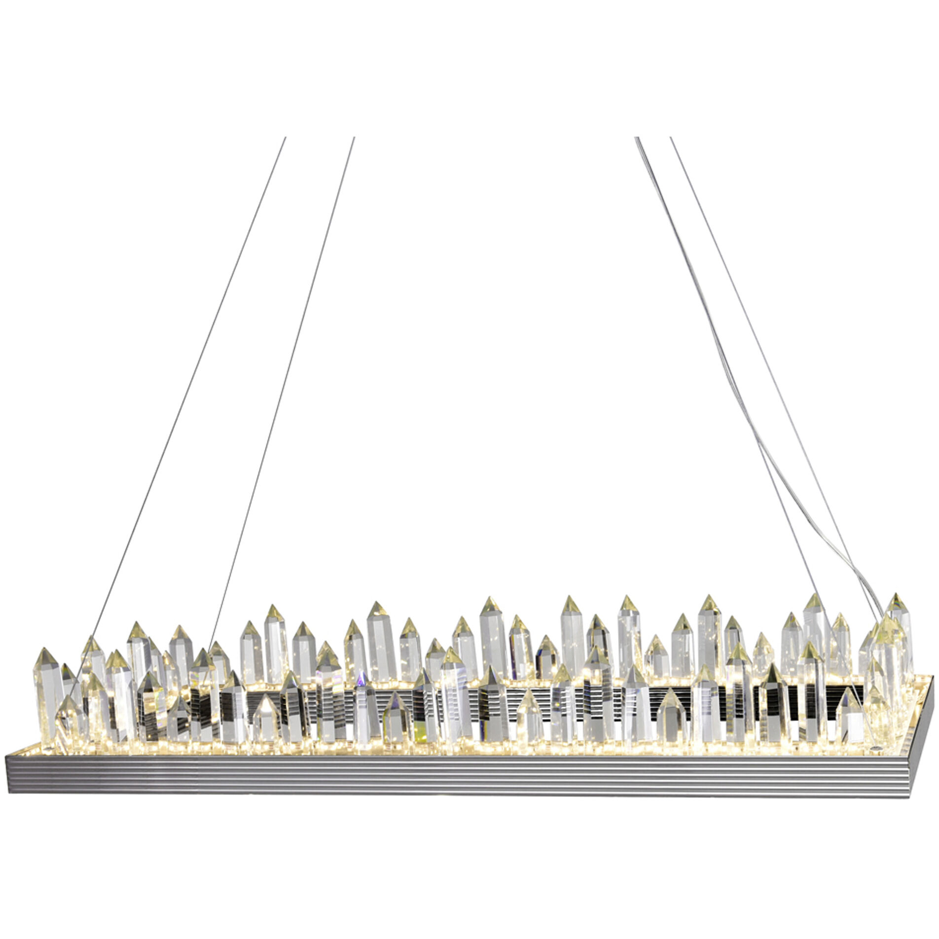 Agassiz LED 32 inch Polished Nickel Island/Pool Table Light Ceiling Light