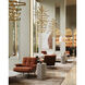 Andre 52 Light 39.75 inch Brass Chandelier Ceiling Light