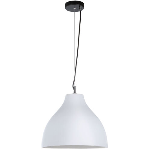 Fallbrook 1 Light 15 inch White Pendant Ceiling Light