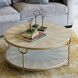 Vogue 38.5 X 38.5 inch Ivory Coffee Table, Cocktail Table