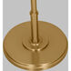 C&M by Chapman & Myers Belmont 71.13 inch 9.00 watt Burnished Brass Floor Lamp Portable Light