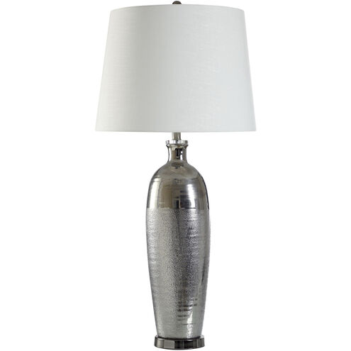 Cameron 38 inch 150.00 watt Metallic Silver Table Lamp Portable Light