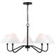 Drew & Jonathan Scott Eldon 5 Light 34 inch Midnight Black Chandelier Ceiling Light