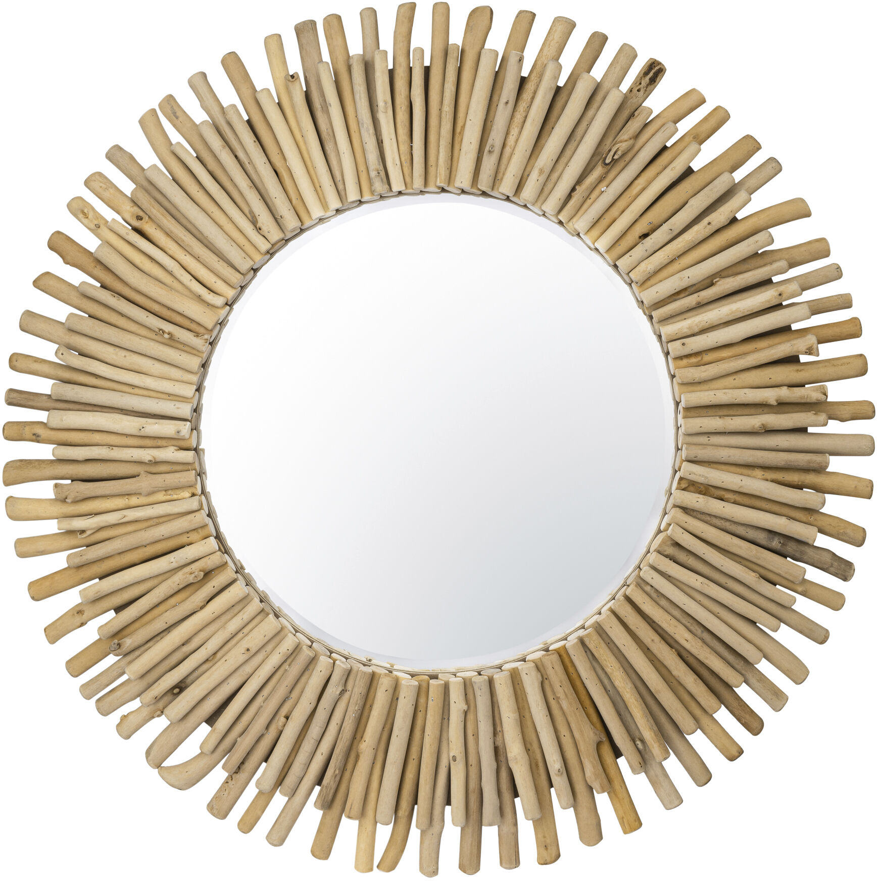 Drifter 34 X 34 inch Natural Driftwood Wall Mirror