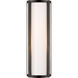 Alexa Hampton Basil 1 Light 5.5 inch Gun Metal Linear Bath Sconce Wall Light, Small