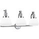 Franklin Restoration Fulton LED 28 inch Polished Chrome Bath Vanity Light Wall Light in Matte White Glass, Franklin Restoration