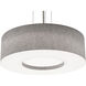 Montclair 3 Light 24 inch Satin Nickel Pendant Ceiling Light