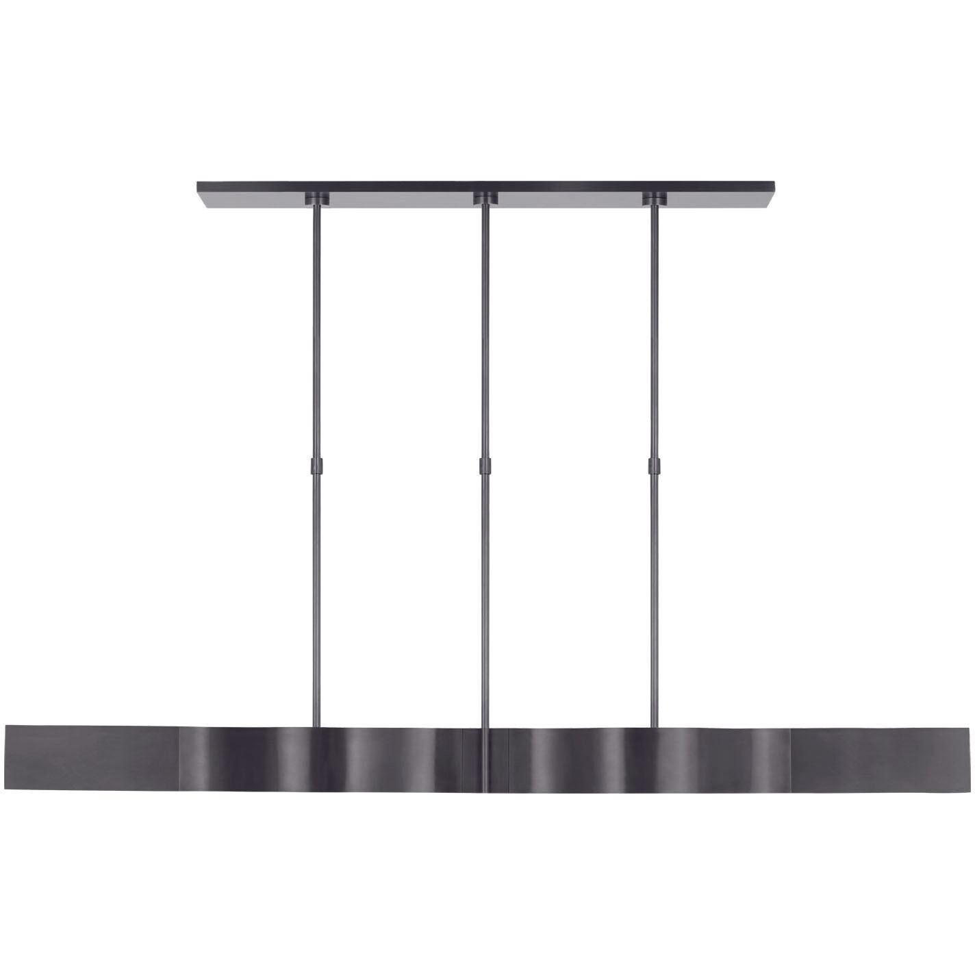 Kelly Wearstler Avant LED 60 inch Bronze Linear Pendant Ceiling Light