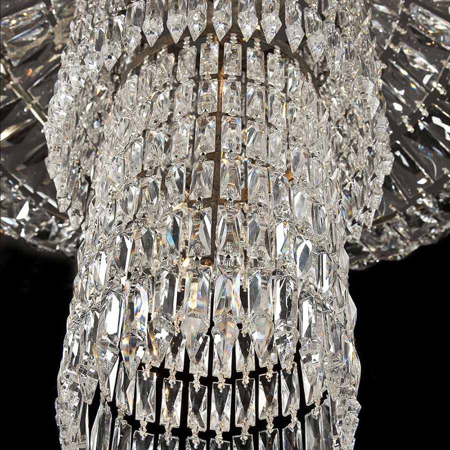 Rosalia 9 Light 16 inch Antique Silver Pendant Ceiling Light