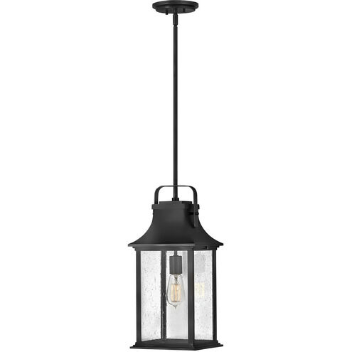 Grant 1 Light 8.5 inch Textured Black Outdoor Hanging Lantern