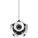 Magellan LED 23.13 inch Black and White Chandelier Ceiling Light