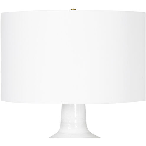 Clemente 26.5 inch 150.00 watt White Table Lamp Portable Light