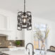 Litani 1 Light 10 inch Brown Down Chandelier Ceiling Light