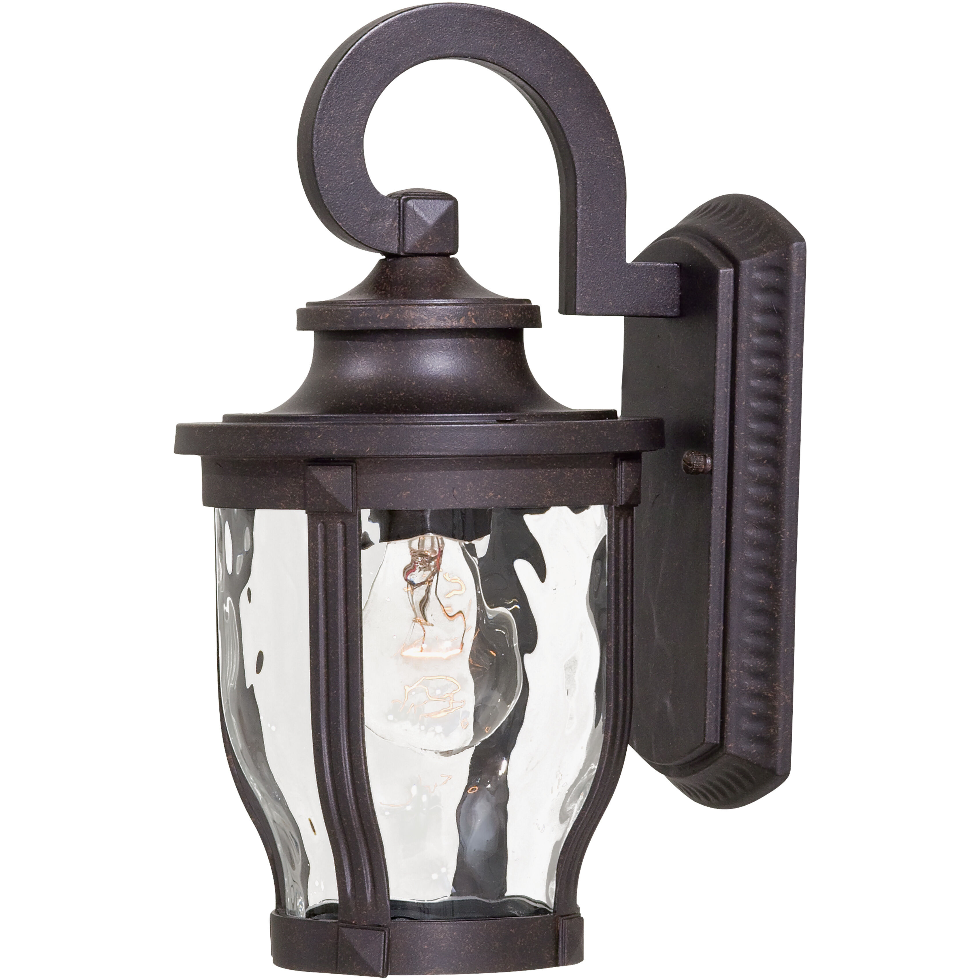 Merrimack 1 Light 12 inch Corona Bronze Outdoor Wall Mount in Incandescent, Great Outdoors