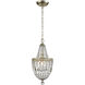 Morley 1 Light 8 inch Champagne Gold Mini Pendant Ceiling Light
