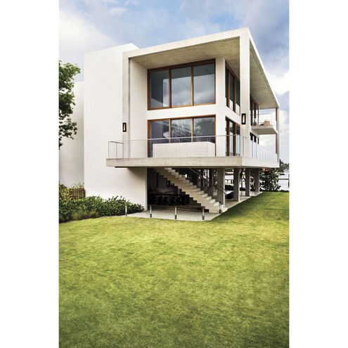 Shelter 120v 8.00 watt Black Landscape Path Bollard