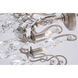 Canada 6 Light 20 inch Pewter Chandelier Ceiling Light, Pewter Frame