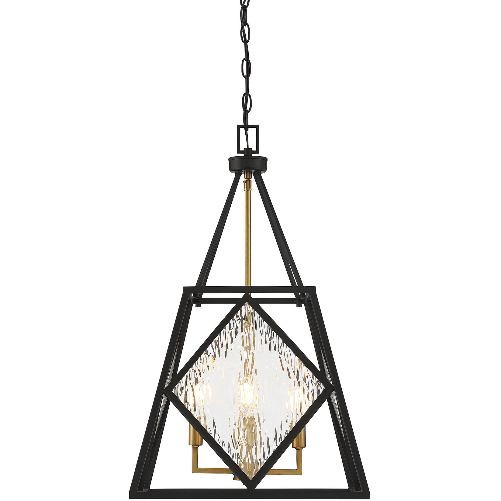 Capella 4 Light 16 inch English Bronze and Warm Brass Pendant Ceiling Light