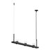 Intervals LED 48.25 inch Satin Black Pendant Ceiling Light