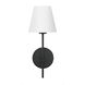 Xavier Bath Sconce Wall Light in Matte Black