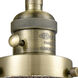 Franklin Restoration Bullet LED 7 inch Antique Brass Sconce Wall Light