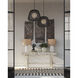 Osbert 1 Light 21.75 inch Satin Black Pendant Ceiling Light