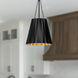 Alora Mood Plisse Pendant Ceiling Light in Matte Black