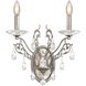 Filigrae 2 Light 9.5 inch Antique Silver Wall Sconce Wall Light