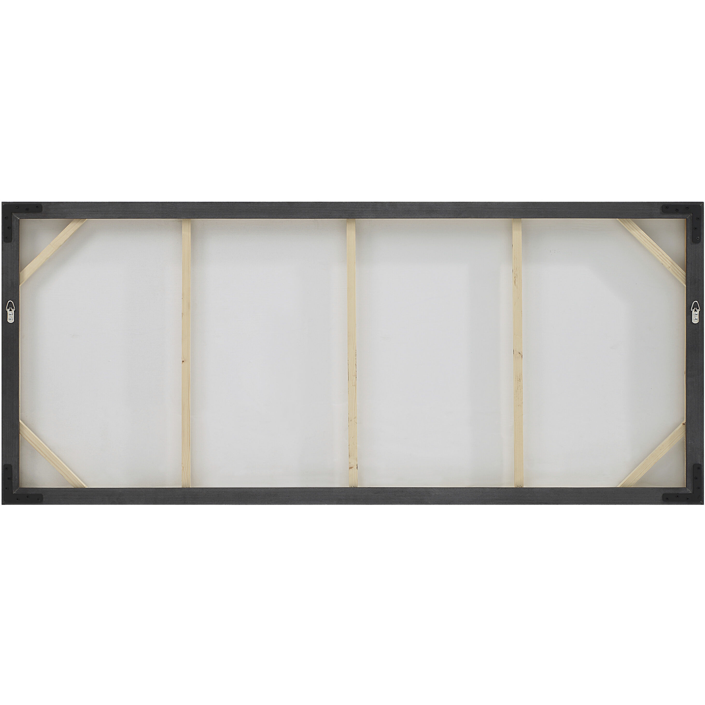 Campania White and Grey and Beige and Brown Canvas Art