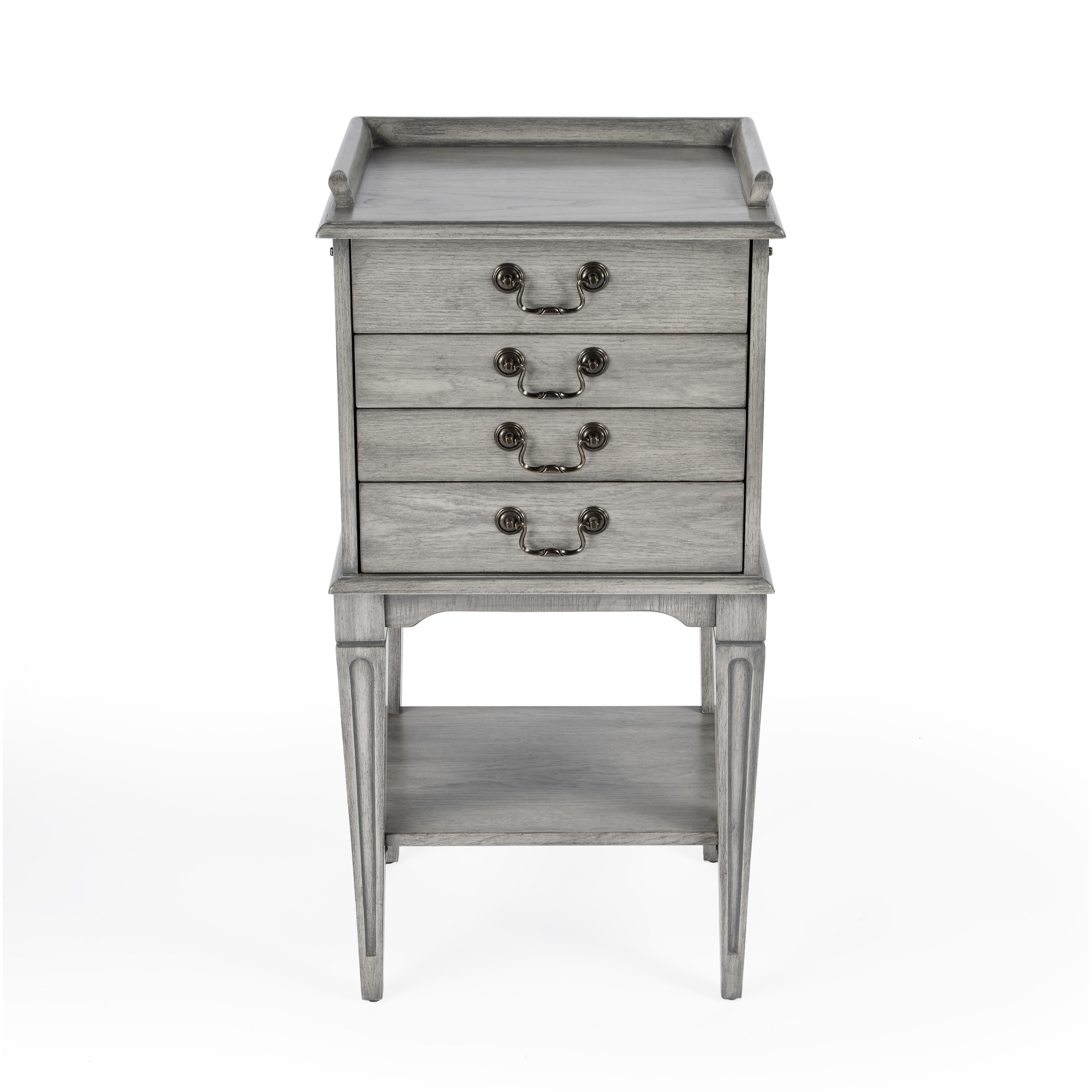 Hardwick 4-Drawer Chest in Gray