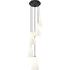 Farrell 5 Light 12 inch Matte Black Chandelier Ceiling Light