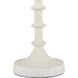 Gallo 27.75 inch 100 watt Gesso White Table Lamp Portable Light
