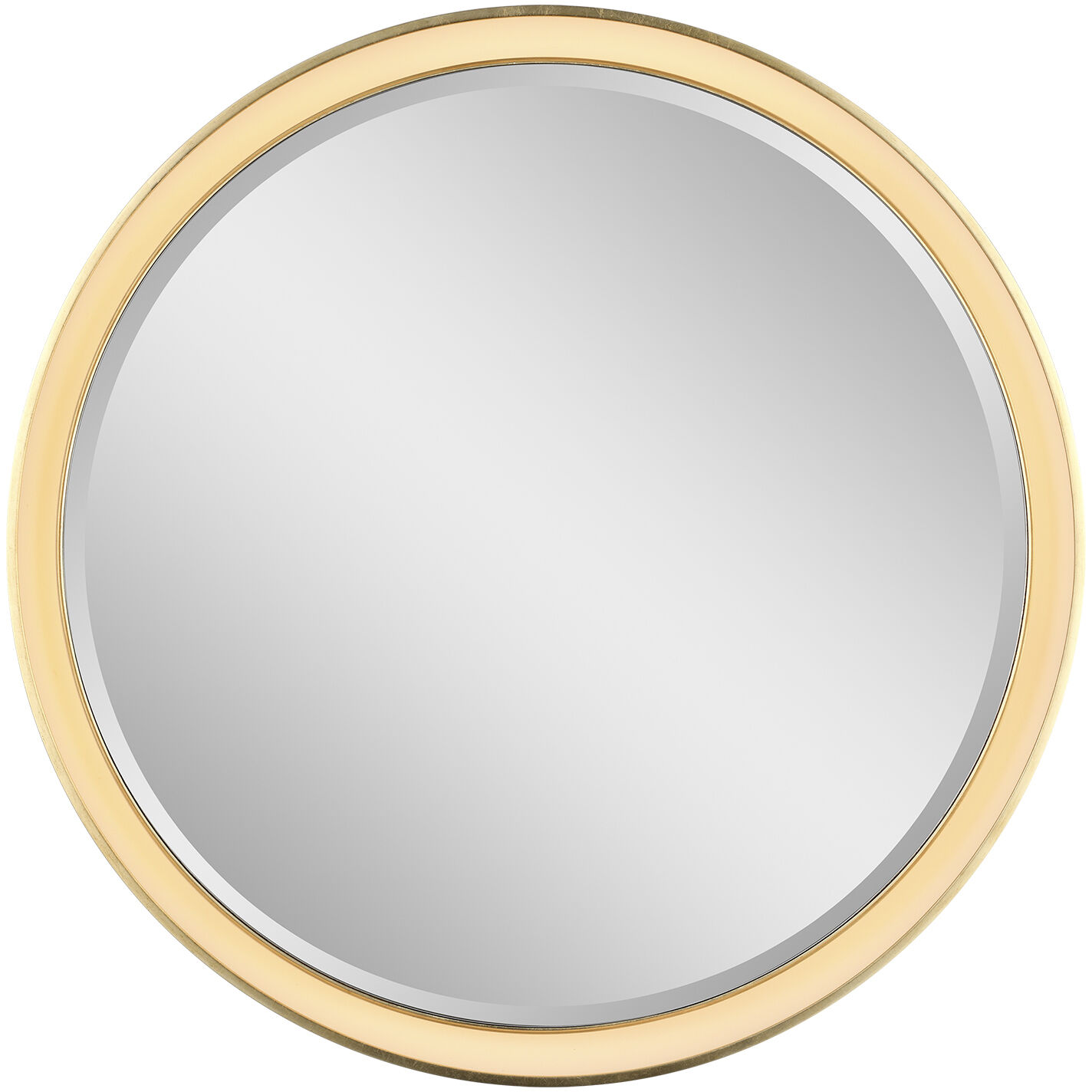 Thomas O'Brien Tricia 30 X 30 inch Modern Iron and Gild Illuminated Round Mirror
