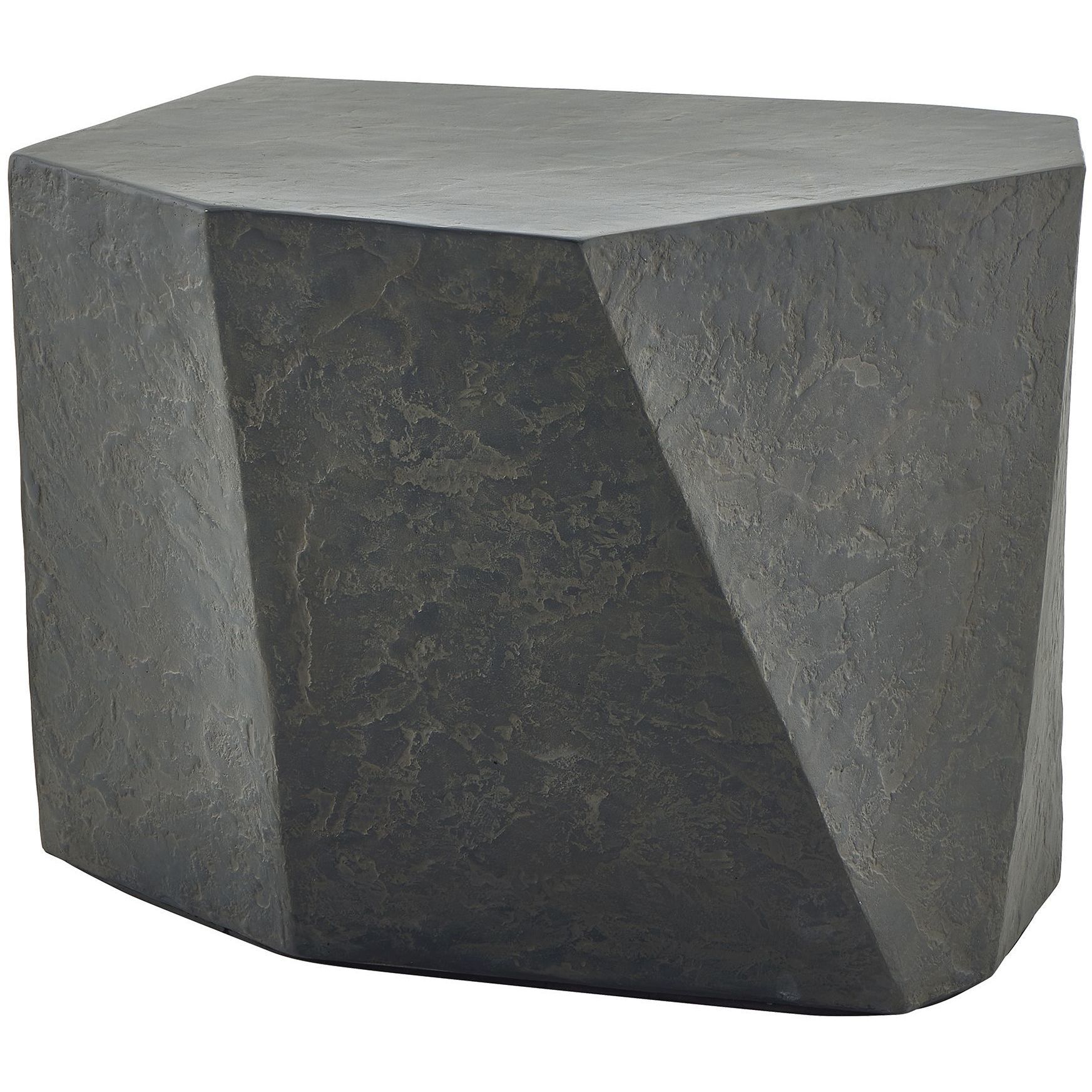 Parra 24 X 18 inch Natural Slate Outdoor Side Table