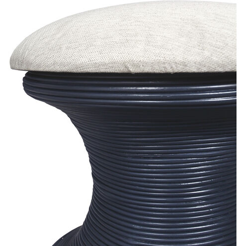 Raven 18 inch Neptune Blue with Cream Stool