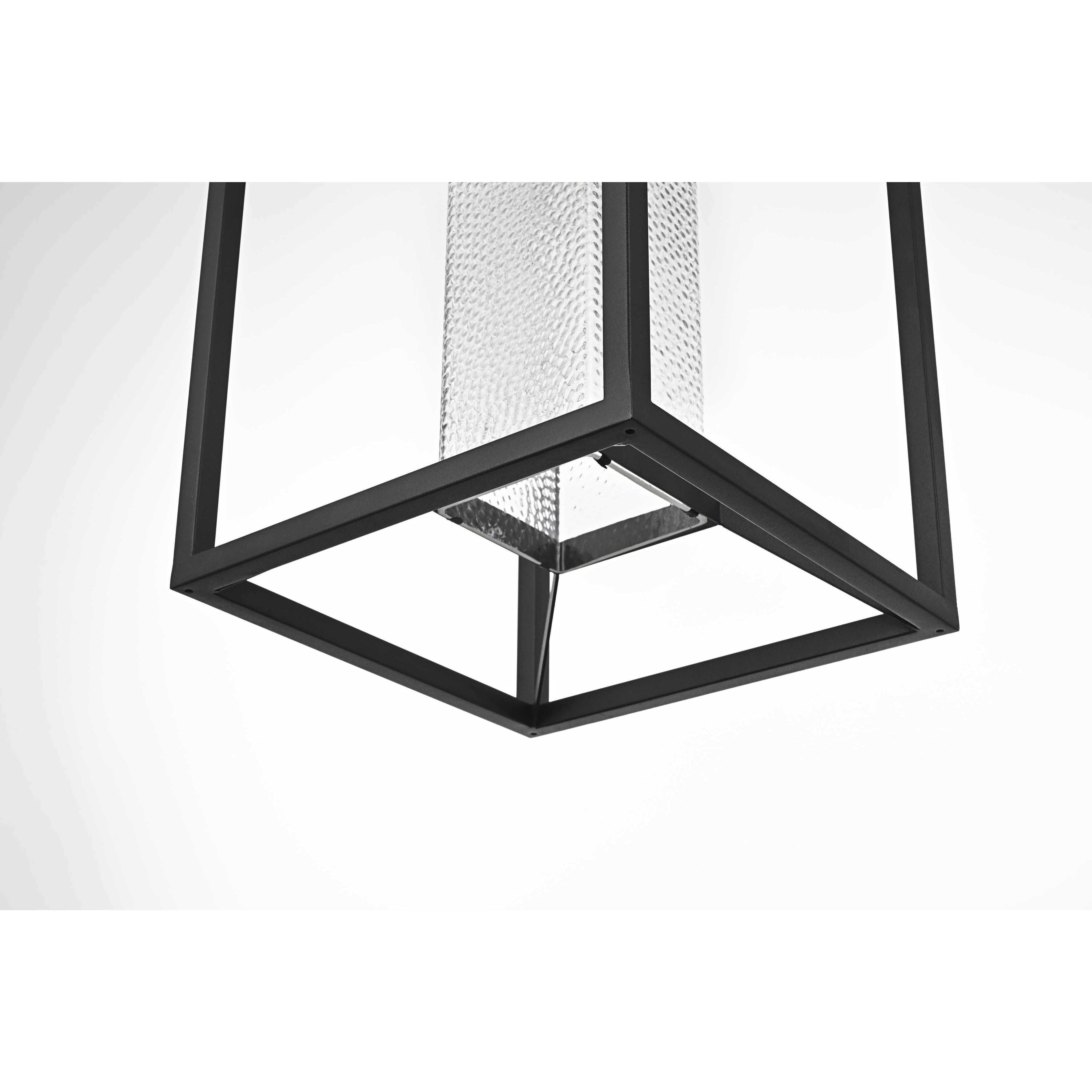 Willington 1 Light 25.5 inch Black Outdoor Wall Sconce