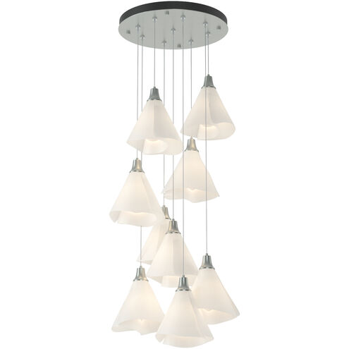 Mobius 9 Light 20.8 inch Vintage Platinum Pendant Ceiling Light, Round