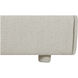 Zeppelin Light Grey Bed, Queen