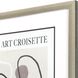 Geometrics Collection Gray Framed Art