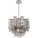 Addis 4 Light 17.75 inch Polished Chrome Chandelier Ceiling Light in Smoke