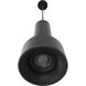 Cicada LED 4 inch Knurled Dark Grey Pendant Ceiling Light