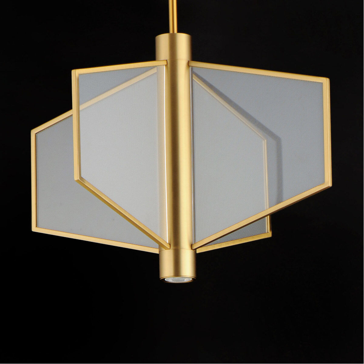 Telstar LED 26 inch Natural Aged Brass Single Pendant Ceiling Light