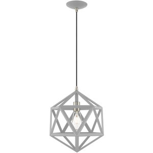 Geometric 1 Light 13.00 inch Mini Pendant